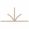 Ekena Millwork Richland Smooth Timber Gable Bracket, Douglas Fir, 108"W x 54"H x 3 1/2"D x 3 1/2"F, 12/12 Pitch GBW108X54X0404RIC00SDF - alternate 1